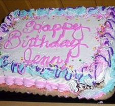 Jenn's Birthday cake