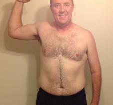 dads furry chest flexing hairyarms