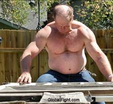 muscular construction man