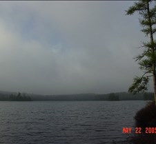 62.Morning fog in  Burnt lake