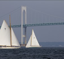 Newport Classic Yacht Regatta Beautiful yachts race in Narragansett Bay off the city of Newport, Rhode Island