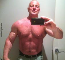 large frame body builder husky men