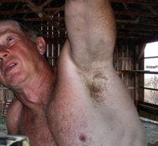 outback daddie toolshed hairy man