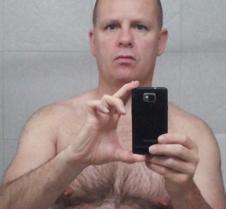 handsome blond fighting man