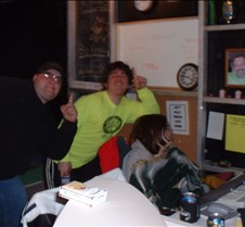 Adam & Shaun displaying Rachel sleeping
