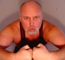 bearded balding daddy wrestler bear seek