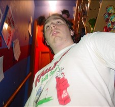 Adam down the stairs