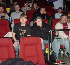 Aaron,Patty,Mark in theatre (Friday)