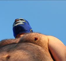 big hard wrestler man nips worked over