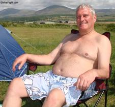 beefy daddies shirtless lounging resort