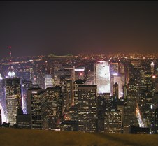 A night view from Empire State