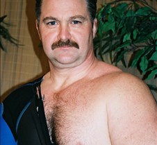 hairy chest big daddie taking off shirt