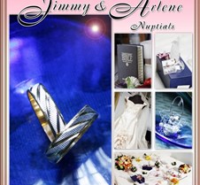 Jimmy & Arlene Wedding album layout