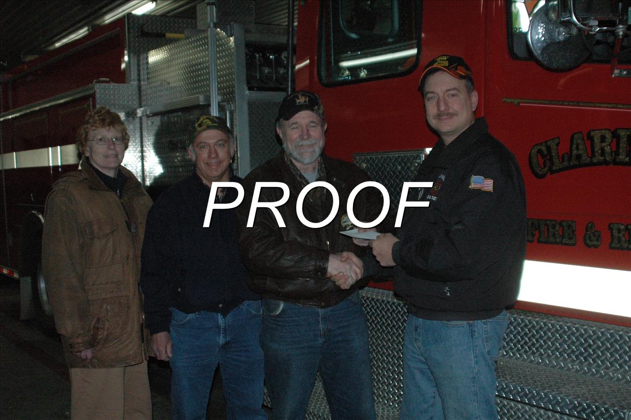 dotPhoto Album inhnews Clarissa Fire Department donation