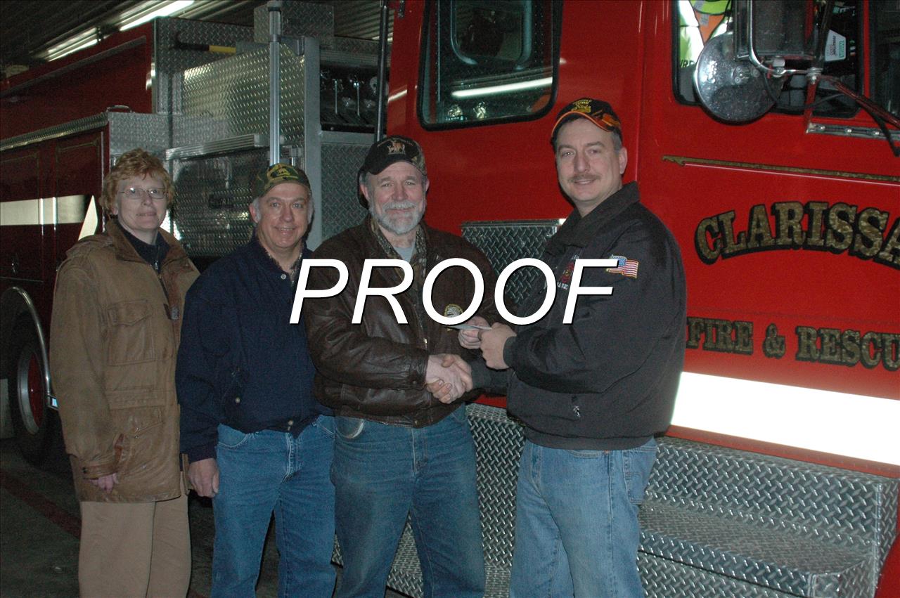 dotPhoto Album inhnews Clarissa Fire Department donation